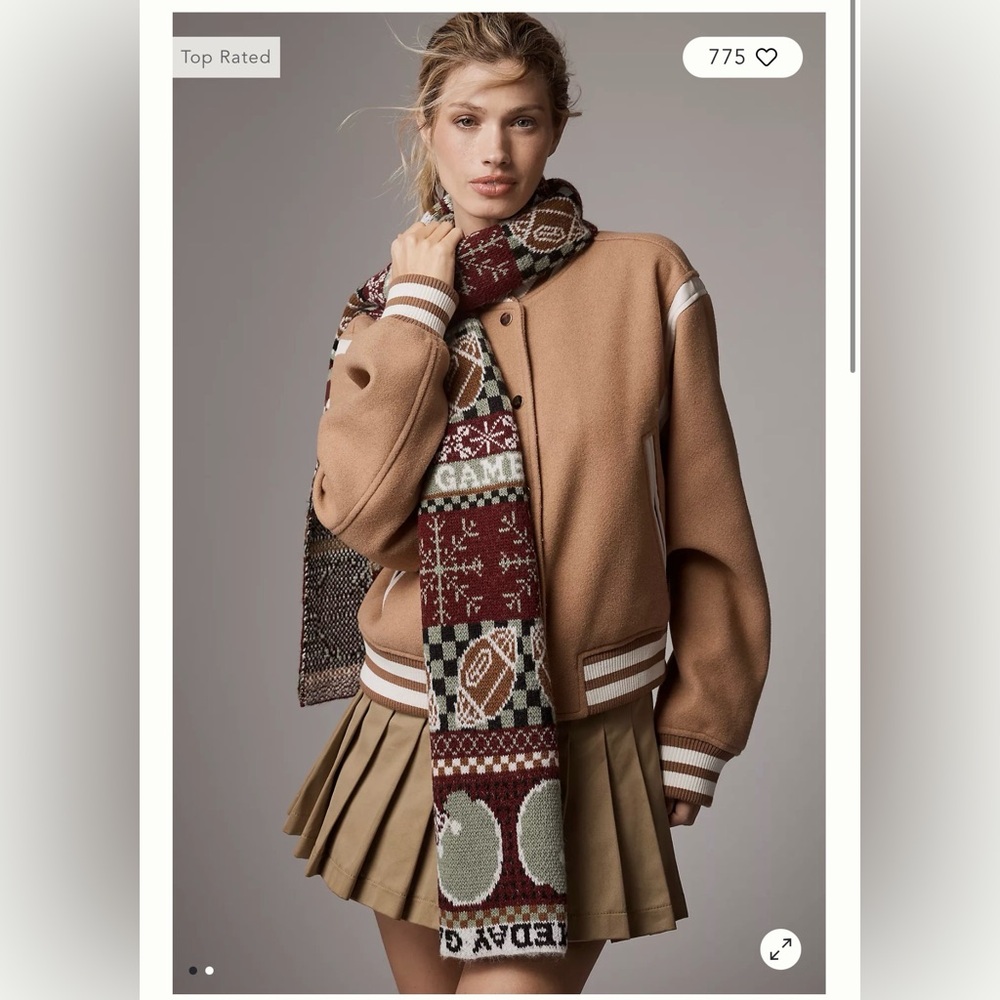 Mariel Scarf: Icon Edition Football Fairisle